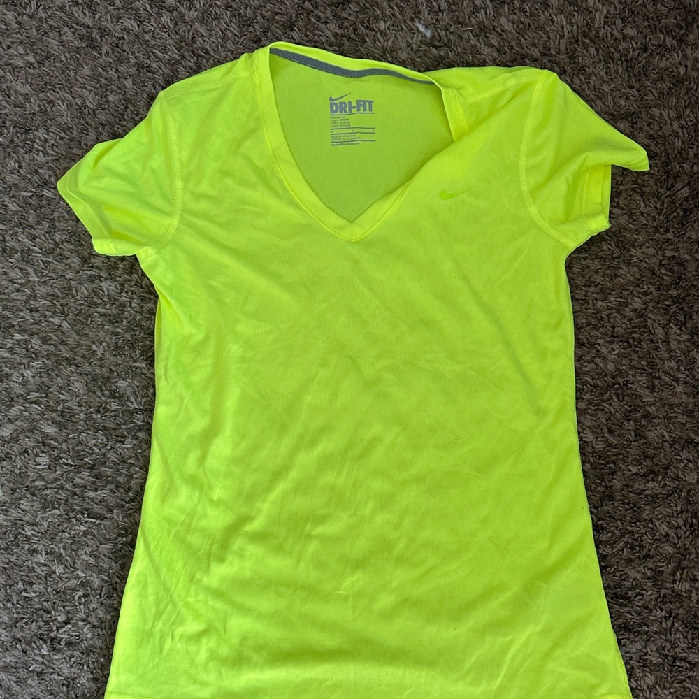 Nike Women's Bright Yellow Short Sleeve Tee